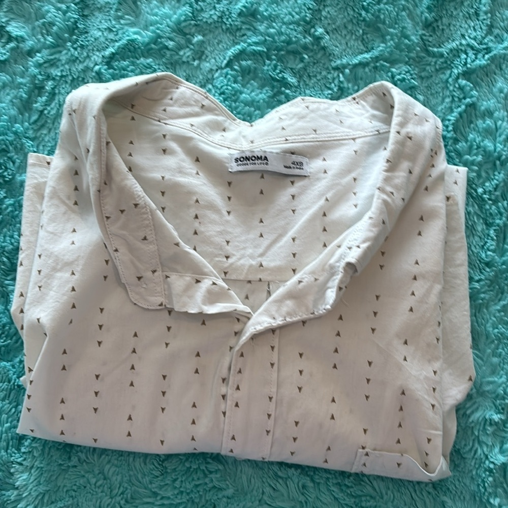 🦸♂️Big & Tall -Sonoma 4x men’s short sleeved button up in mint condition